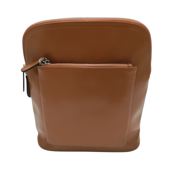 HESHE Backpack Cowhide and Manmade Leather Convertible Purse Brown main image 8